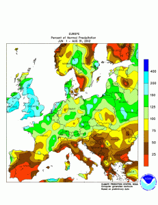 yağış anomali yaz 2012